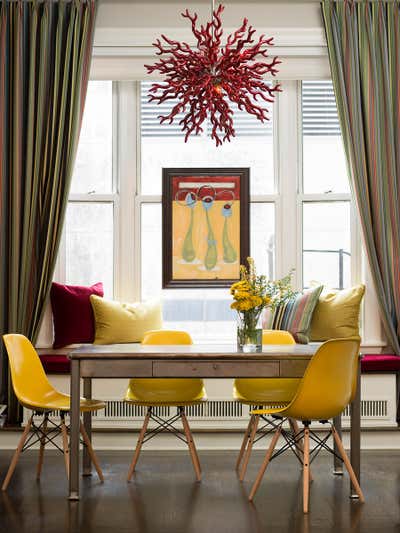  Eclectic Apartment Dining Room. Gold Coast Condo by Steve and Filip Design.