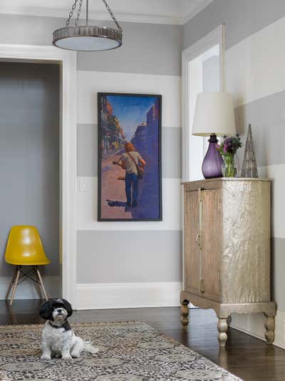  Eclectic Apartment Entry and Hall. Gold Coast Condo by Steve and Filip Design.