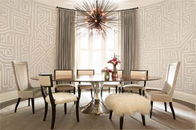  Transitional Apartment Dining Room. Gold Coast Condo by Steve and Filip Design.