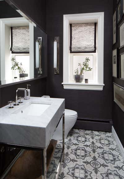  Eclectic Apartment Bathroom. Gold Coast Condo by Steve and Filip Design.