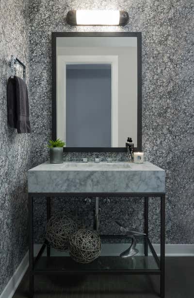  Transitional Apartment Bathroom. West Loop Penthouse by Steve and Filip Design.