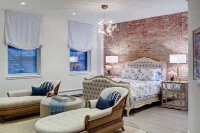  Eclectic Apartment Bedroom. Tribeca Grace by Tamara Eaton Design.