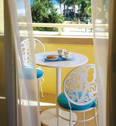 Coastal Patio and Deck. Eau Palm Beach Resort & Spa by Jonathan Adler.