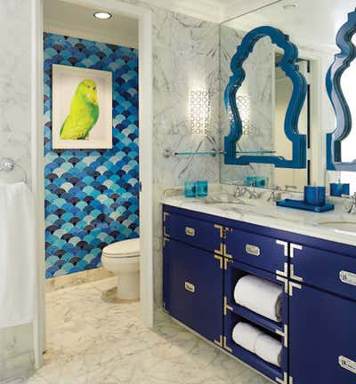  Beach Style Hotel Bathroom. Eau Palm Beach Resort & Spa by Jonathan Adler.