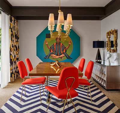  Mid-Century Modern Hotel Dining Room. The Parker Palm Springs by Jonathan Adler.