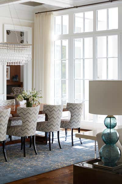  Transitional Family Home Dining Room. Atherton Residence by Heather Wells Inc.
