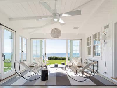Beach Style Patio and Deck. Cape Cod Beach House by Heather Wells Inc.