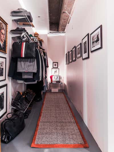  Bachelor Pad Storage Room and Closet. Los Angeles Loft by Todd Yoggy Designs.
