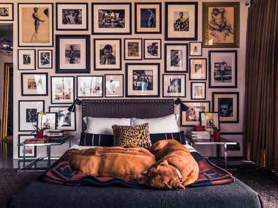  Bachelor Pad Bedroom. Los Angeles Loft by Todd Yoggy Designs.