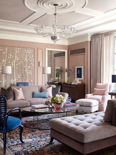  Traditional Apartment Living Room. Upper East Side Penthouse by Heather Wells Inc.
