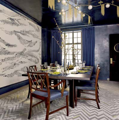  Eclectic Apartment Dining Room. Park Avenue Duplex by Stone Fox Architects LLP.