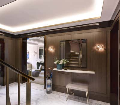  Contemporary Apartment Entry and Hall. Park Avenue Duplex by Stone Fox Architects LLP.