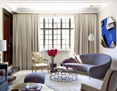  Mid-Century Modern Apartment Living Room. Park Avenue Duplex by Stone Fox Architects LLP.