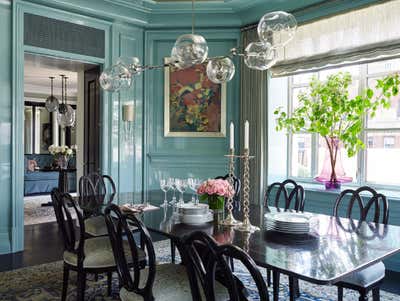  Traditional Apartment Dining Room. Upper East Side Penthouse by Heather Wells Inc.
