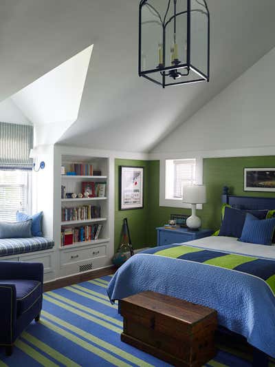  Traditional Preppy Family Home Children's Room. Midwest Country Estate by Heather Wells Inc.