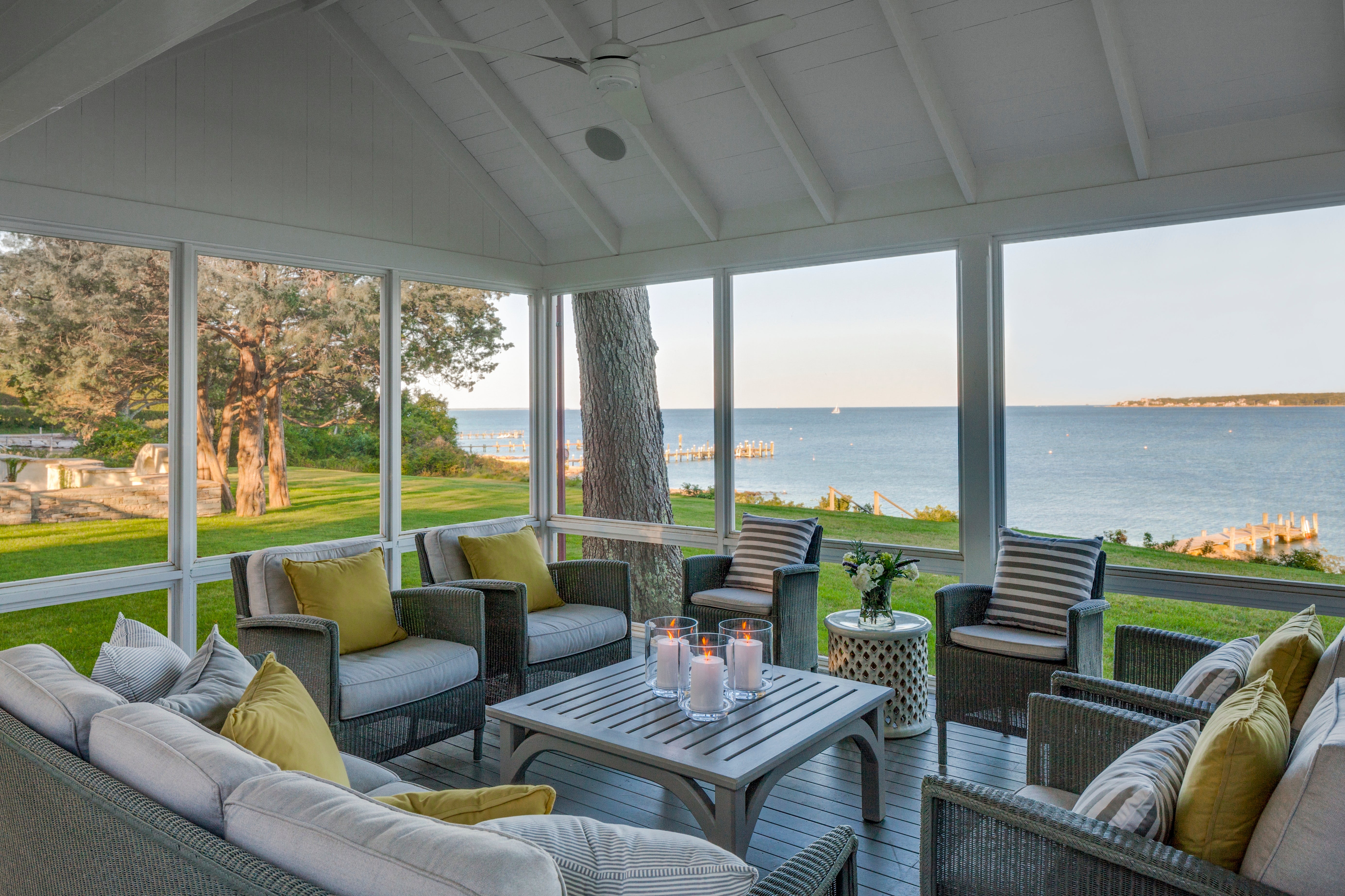 Beach Style Patio and Deck