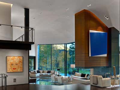  Mid-Century Modern Family Home Open Plan. Aspen Art House by Stone Fox Architects LLP.