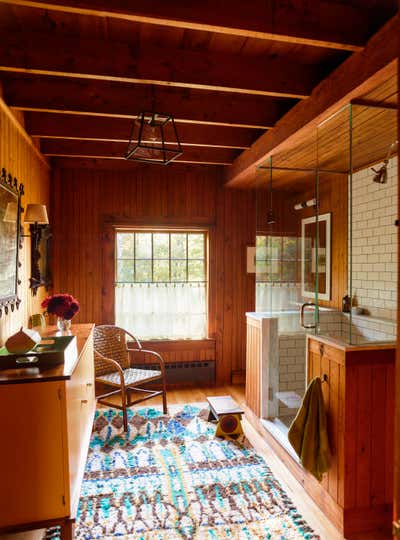  Modern Country Vacation Home Bathroom. Lake House by Heather Wells Inc.