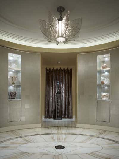  Art Deco Apartment Entry and Hall. Lake Shore Drive Apartment by Heather Wells Inc.