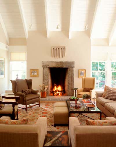  Country Country House Living Room. Country Home by Heather Wells Inc.