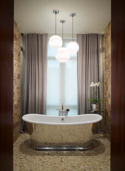  Contemporary Apartment Bathroom. Lincoln Park Apartment by Heather Wells Inc.