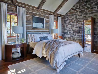  Rustic Vacation Home Bedroom. Mountaintop Modern by WRJ Design Associates.