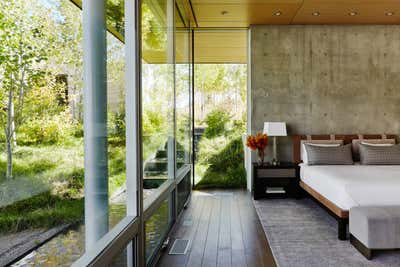  Mid-Century Modern Family Home Bedroom. Art of the View by WRJ Design Associates.