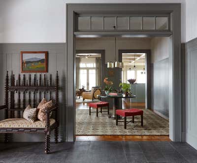  Country Entry and Hall. Stowe Mountain Home by Heather Wells Inc.