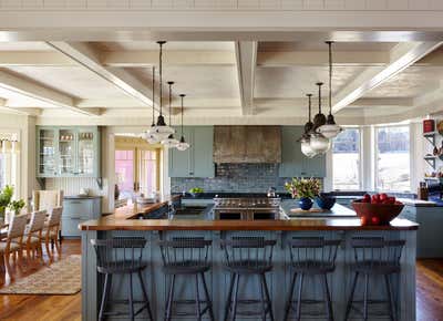  Country Vacation Home Kitchen. Stowe Mountain Home by Heather Wells Inc.
