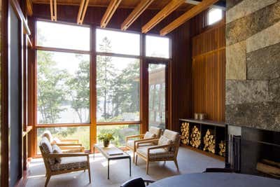  Modern Vacation Home Living Room. Coastal Retreat by Heather Wells Inc.