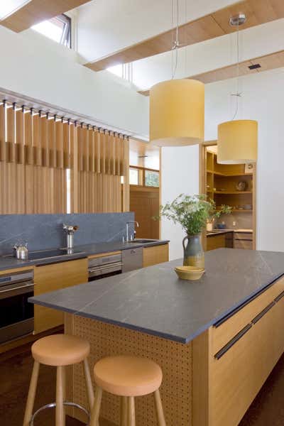  Modern Country Vacation Home Kitchen. Coastal Retreat by Heather Wells Inc.