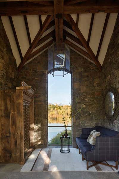  Cottage Living Room. Snake River Sanctuary by WRJ Design Associates.