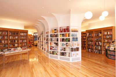  Retail Open Plan. Greenlight Bookstore by Frederick Tang Architecture.
