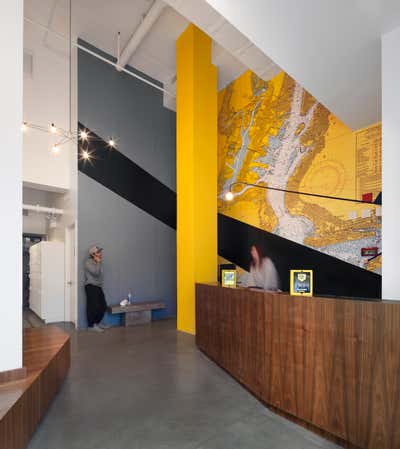 Contemporary Retail Lobby and Reception. Rowhouse  by Frederick Tang Architecture.