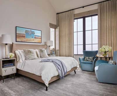 Transitional Vacation Home Bedroom. Lone Mountain Hideaway by WRJ Design Associates.