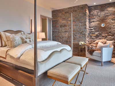  Rustic Vacation Home Bedroom. Lone Mountain Hideaway by WRJ Design Associates.