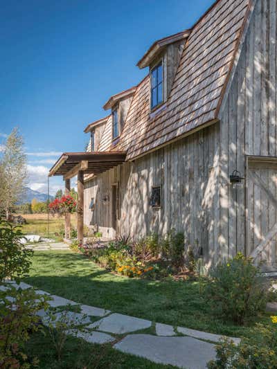  Farmhouse Exterior. Guest Barn by WRJ Design Associates.