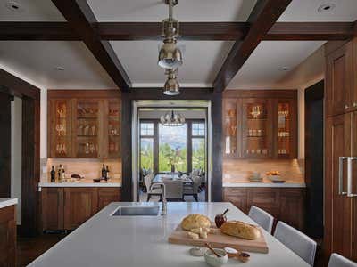  Rustic Family Home Kitchen. Vista Estate by WRJ Design Associates.