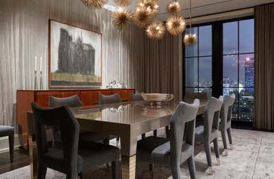  Eclectic Apartment Dining Room. Walker Tower by Bradley Bayou.