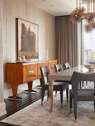  Contemporary Apartment Dining Room. Walker Tower by Bradley Bayou.