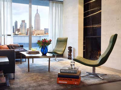  Mid-Century Modern Apartment Living Room. Chelsea by Bradley Bayou.