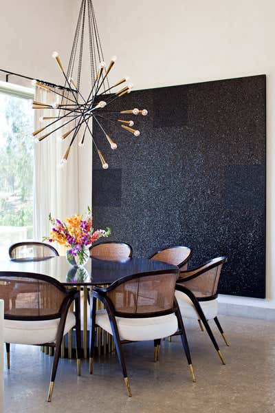  Contemporary Family Home Dining Room. Hollywood Hills by Bradley Bayou.