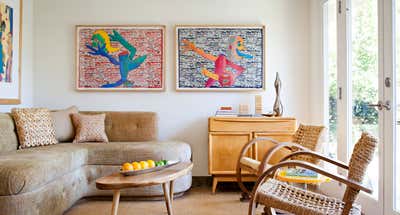  Coastal Family Home Living Room. Palm Springs by Bradley Bayou.