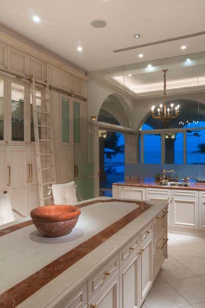  Mediterranean Kitchen. Villa on the Beach by Jerry Jacobs Design.