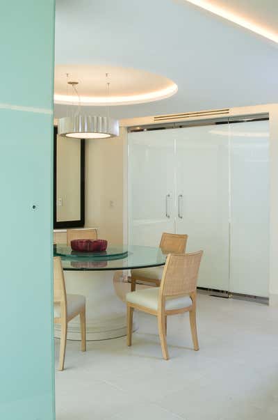  Contemporary Apartment Dining Room. Polanco Pied a Terre by Jerry Jacobs Design.