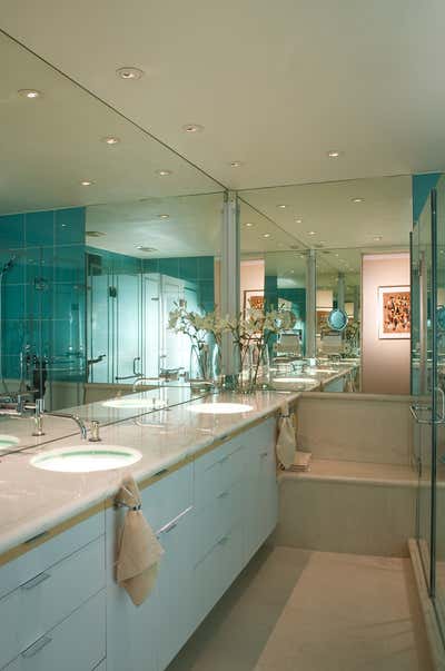  Contemporary Apartment Bathroom. Polanco Pied a Terre by Jerry Jacobs Design.