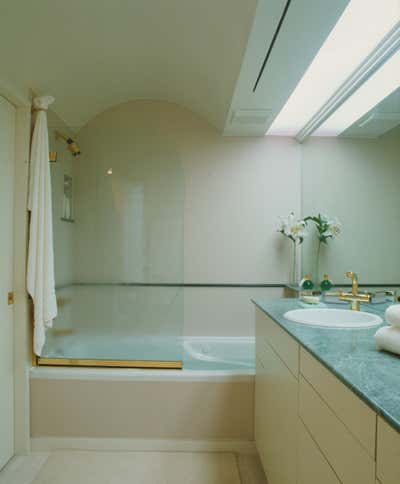  Contemporary Apartment Bathroom. Tiburon Pied a Terre for Olympic Skater by Jerry Jacobs Design.