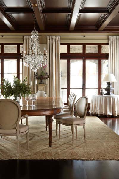  Traditional Family Home Dining Room. Wine Country by Julie Charbonneau Design.
