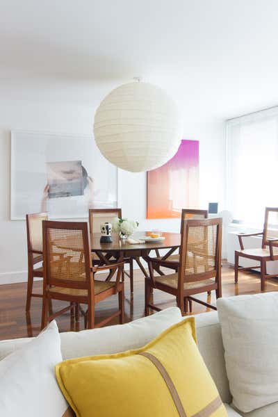  Mid-Century Modern Apartment Dining Room. W70 by NINA CARBONE inc.