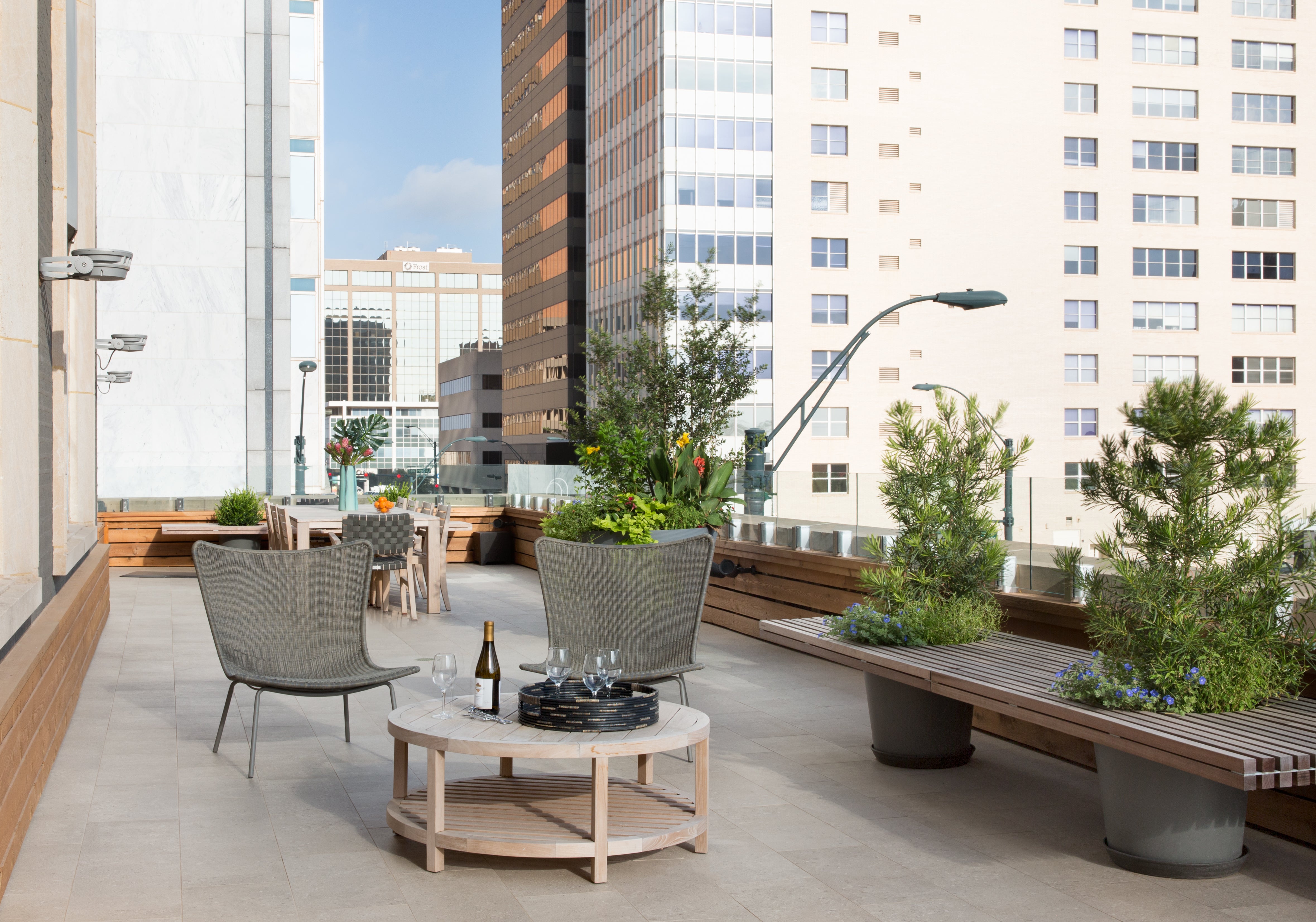Transitional Patio and Deck